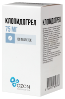 Клопидогрел таб. п.п.о. 75мг N100