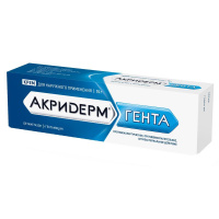 Акридерм Гента крем д/наруж прим. 15г N1