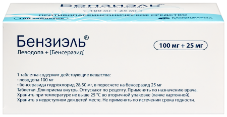 БЕНЗИЭЛЬ 100 МГ + 25 МГ N100 ТАБЛ