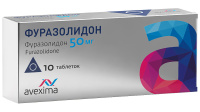 Фуразолидон таб. 50мг №10 /Авексима/