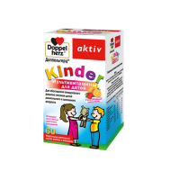 ДОППЕЛЬГЕРЦ KINDER МУЛЬТИВИТАМИНЫ ДЛЯ ДЕТЕЙ N60 ЖЕВ ПАСТИЛКИ