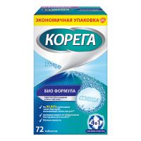 КОРЕГА БИО ФОРМУЛА ОЧИЩАЮЩИЕ ТАБЛЕТКИ N 72