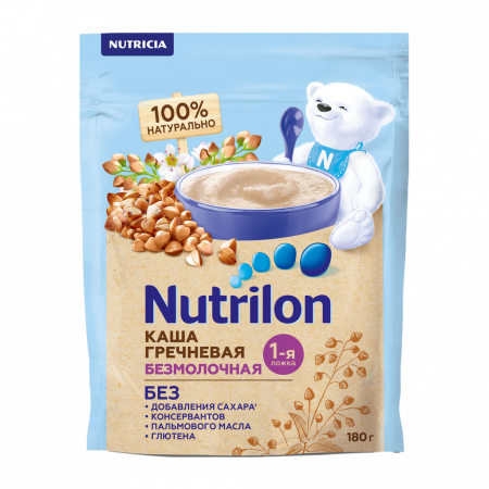 NUTRILON БЕЗМОЛОЧНАЯ ГРЕЧНЕВАЯ КАША 180,0