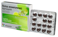 ГЕПА КОМПЛЕКС АРТИШОК ПРЕМИУМ N30 ТАБЛ П/О МАССОЙ 515,0МГ