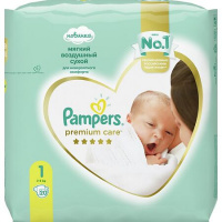 PAMPERS PREMIUM CARE ПОДГУЗНИКИ РАЗМЕР 1 N20