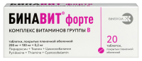 Бинавит форте таб. п/п/о 200мг+100мг+0.2мг №20