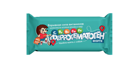 ФЕРРОГЕМАТОГЕН ФОРТЕ 40,0 ЖЕВ ПАСТИЛКА