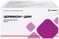 Цервикон-ДИМ супп. ваг. 100мг N25