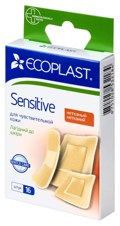 ECOPLAST ПЛАСТЫРЬ МЕДИЦИНСКИЙ НЕТКАНЫЙ (НАБОР) SENSITIVE N16
