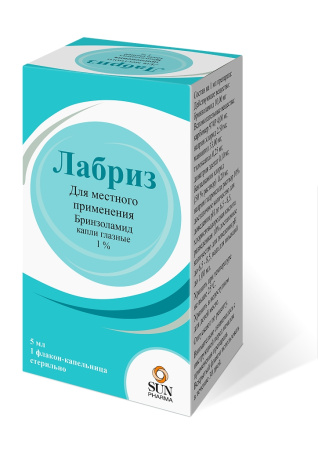 ЛАБРИЗ 1% 5МЛ ФЛАК/КАП КАПЛИ ГЛАЗНЫЕ