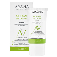 ARAVIA LABORATORIES ANTI-ACNE BB-КРЕМ ПРОТИВ НЕСОВЕРШЕНСТВ 50МЛ/14 LIGHT TAN