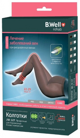 БИ-ВЕЛЛ B.WELL JW-327 Колготки д/берем 140ден 2кл №5 (черн)