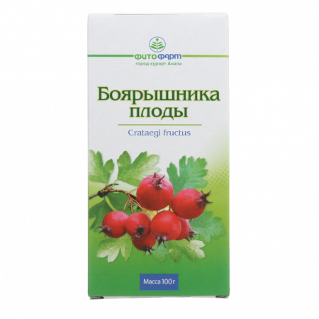 Боярышник плоды пачка 100 г х1