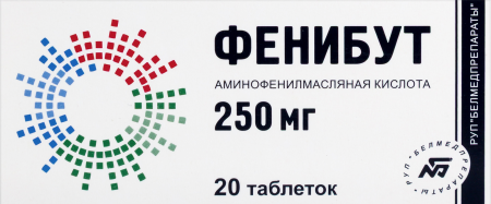Фенибут таб. 250мг №20