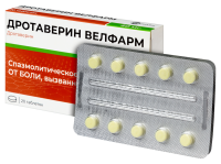ДРОТАВЕРИН ВЕЛФАРМ 40 МГ N20 ТАБЛ/БЛИСТЕР