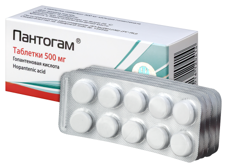 Пантогам табл 500 мг х50 ^