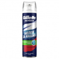 GILLETTE SERIES ГЕЛЬ ДЛЯ БРИТЬЯ ДЛЯ ЧУВСТВИТЕЛЬНОЙ КОЖИ С АЛОЭ 200МЛ