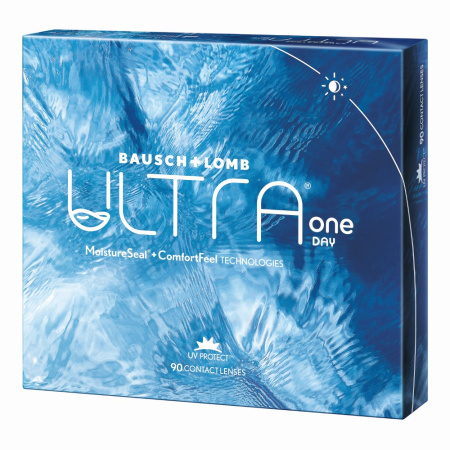 BAUSCH&LOMB ULTRA ONEDAY ОДНОДНЕВНЫЕ КОНТАКТНЫЕ ЛИНЗЫ /-3,75/ N90