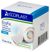 ECOPLAST ПЛАСТЫРЬ МЕДИЦИНСКИЙ ФИКСИРУЮЩИЙ ТКАНЕВЫЙ ECOFIX 5X5