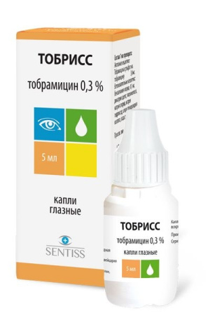ТОБРИСС 0,3% 5МЛ ГЛ КАПЛИ ФЛАК/КАП
