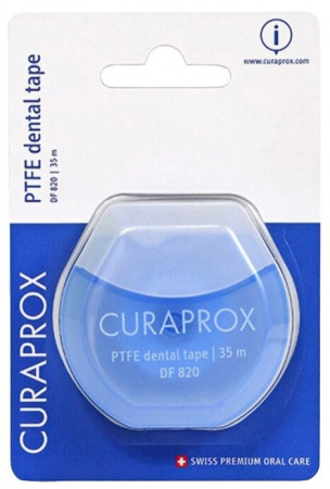 CURAPROX МЕЖЗУБНАЯ НИТЬ ТЕФЛОНОВАЯ С ХЛОРГЕКСИДИНОМ 35М