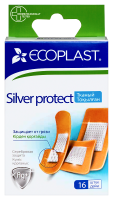 ECOPLAST ПЛАСТЫРЬ МЕДИЦИНСКИЙ ТКАНЫЙ (НАБОР) SILVER PROTECT N16