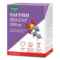 Таурин Эвалар 1000мг таб. 1,3г N60