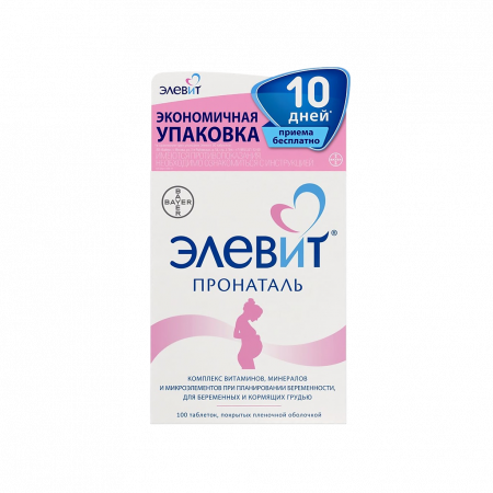 Элевит пронаталь таб. п/п/о №100