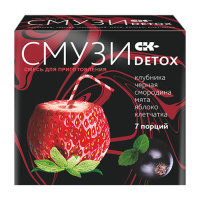 СИБИРСКАЯ КЛЕТЧАТКА СМУЗИ СК DETOX КЛЕТЧАТКА МЯТА КЛУБНИКА ЧЕРНАЯ СМОРОДИНА ЯБЛОКО N7 ПАК