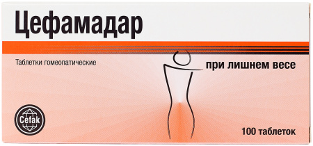 ЦЕФАМАДАР N100 ТАБЛ ГОМЕОП