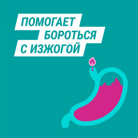 Гевискон таб. жев. мятные 250мг N24