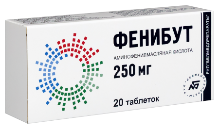 Фенибут таб. 250мг №20