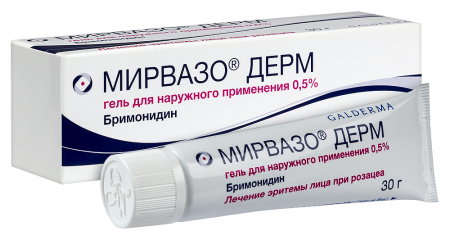 МИРВАЗО ДЕРМ 0,5% 30,0 ГЕЛЬ Д/НАРУЖ ПРИМ