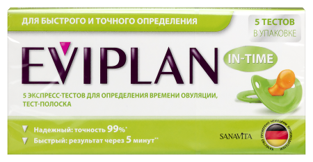 Тест на овуляцию Eviplan IN-TIME х5