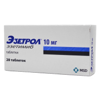 Эзетрол табл 10 мг х28