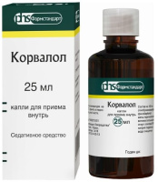 Корвалол капли д/пр. внут. 25мл фл.-кап. темн. стекла №1