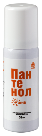 ПАНТЕНОЛ СПРЕЙ 58,0 АЭРОЗОЛЬ/ИНД УП/АРГО