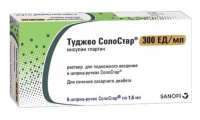 ТУДЖЕО СОЛОСТАР 300ЕД/МЛ 1,5МЛ N5 КАРТРИДЖ В ШПРИЦ-РУЧКЕ Р-Р П/К