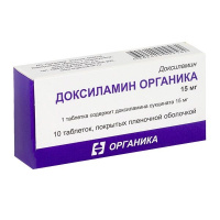 ДОКСИЛАМИН-ОРГАНИКА таб 15мг N10