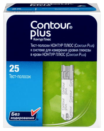 ТЕСТ-ПОЛОСКИ КОНТУР ПЛЮС N25