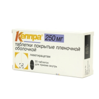 Кеппра таб. п.п.о. 250мг N30