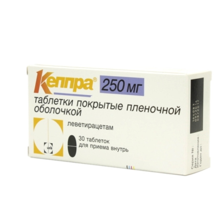 Кеппра таб. п.п.о. 250мг N30