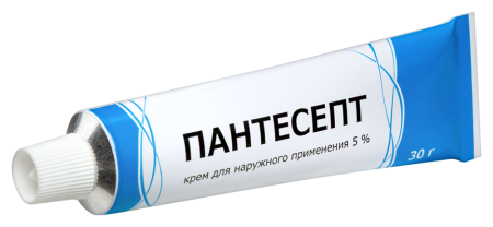 Пантесепт 5% 30г крем