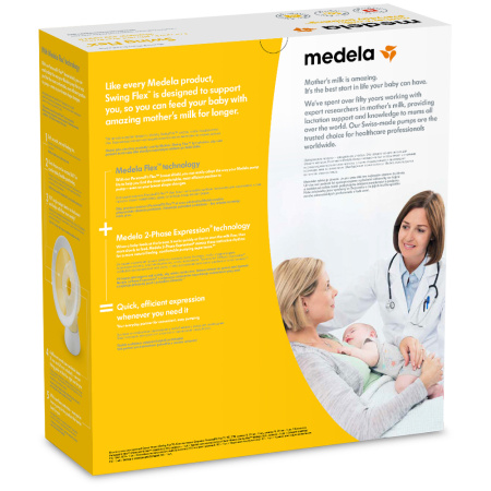 Медела/medela молокоотсос Свинг флекс электронный двухфазный