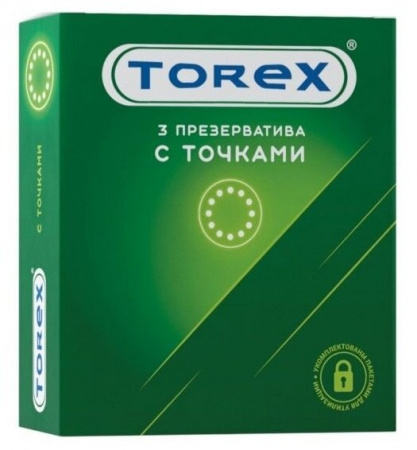 ПРЕЗЕРВАТИВЫ ТОРЕКС Точечные №3
