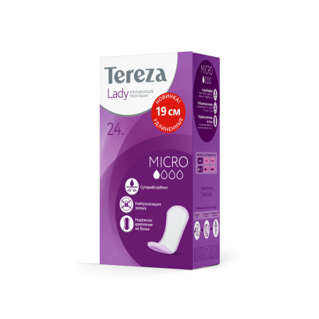 TEREZALADY ПРОКЛАДКИ УРОЛОГИЧЕСКИЕ ДЛЯ ЖЕНЩИН MICRO N24