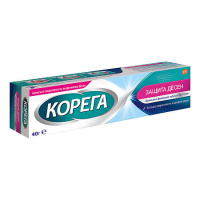 Корега крем д/фиксации зубных протезов защита десен 40г