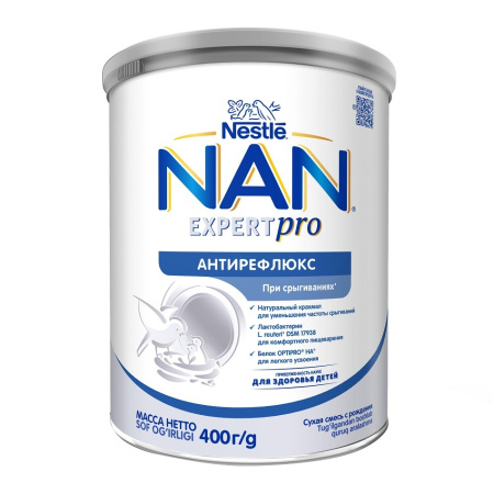 NAN АНТИРЕФЛЮКС  СМЕСЬ СУХАЯ ДЛЯ ДЕТЕЙ С РОЖДЕНИЯ 400,0