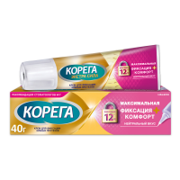 Корега экстра крем д/фиксации зубных протезов максимальная фиксация+комфорт нейтральный 40г