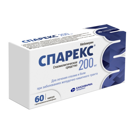 СПАРЕКС 200 МГ N60 КАПС ПРОЛОНГ ВЫСВОБ